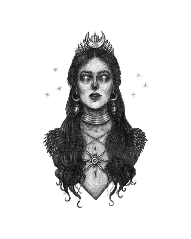 Ishtar - Mesopotamian Goddess of War & Love Print