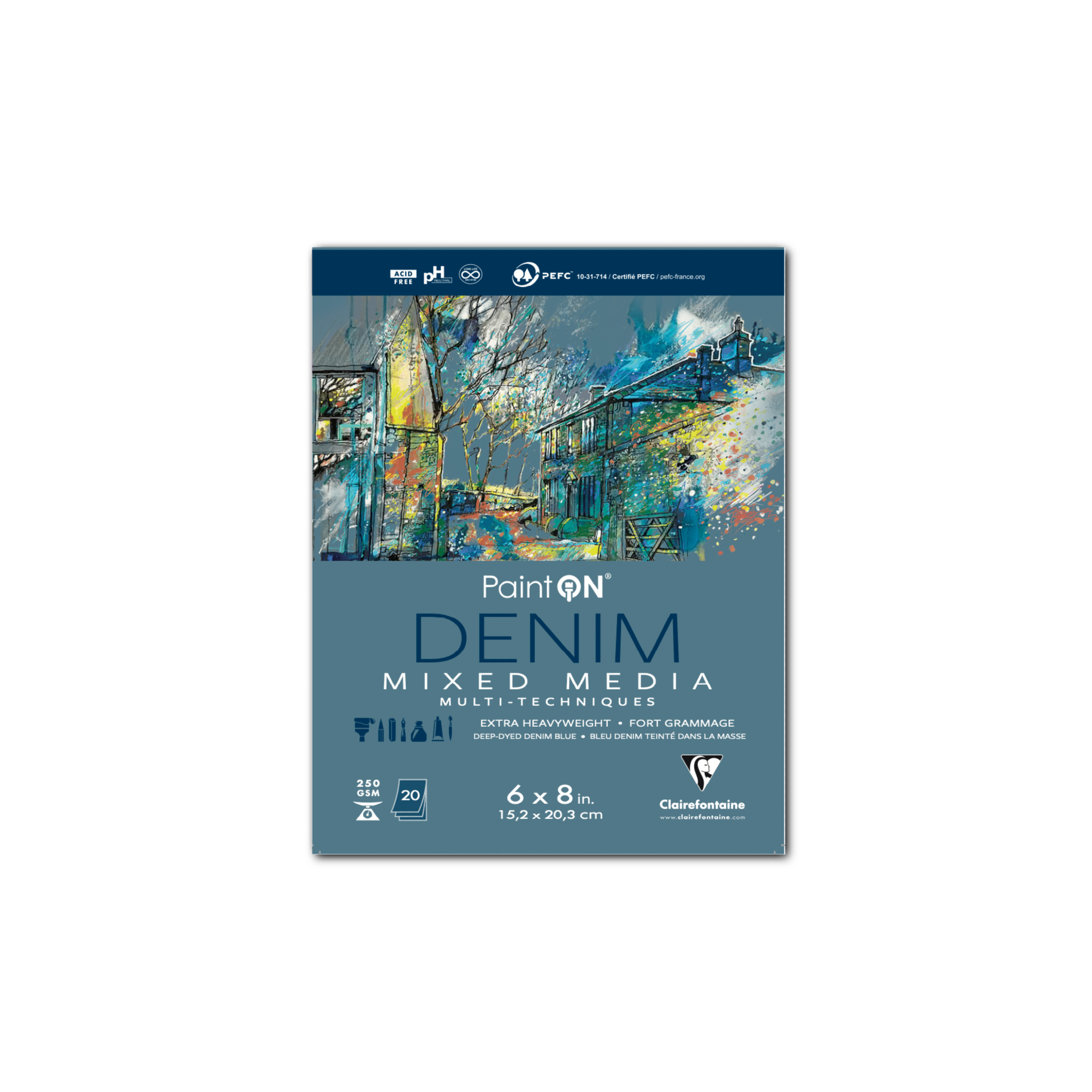Mixed Media Pads - 6 Colors