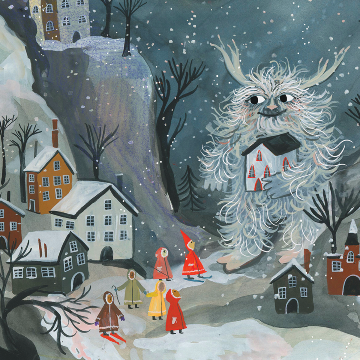 Fuzzy Holidays Card