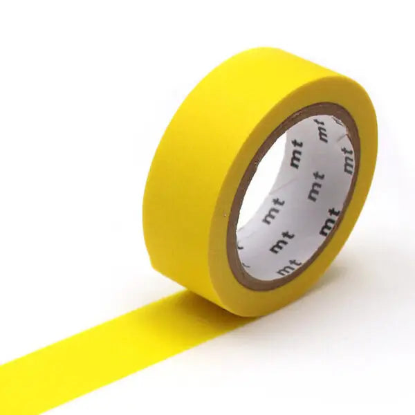 Matte Yellow Washi Tape