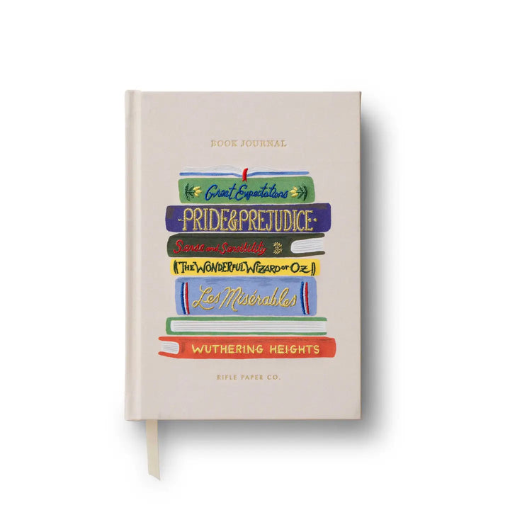 Classic Book Club Embroidered Journal