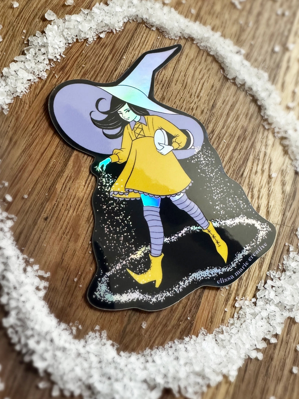 Salty Witch Holographic Sticker