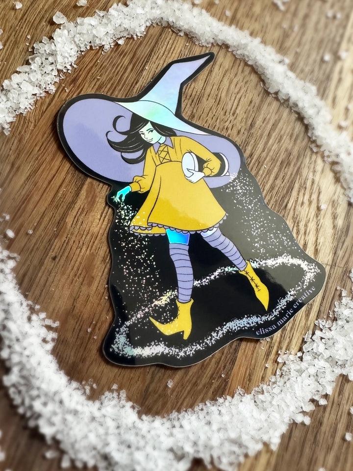 Salty Witch Holographic Sticker