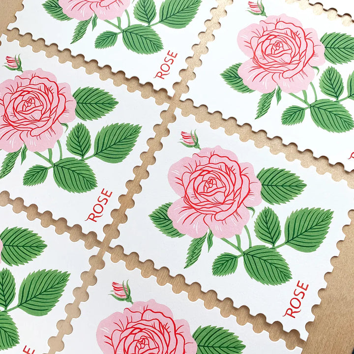 Rose Die-Cut Card