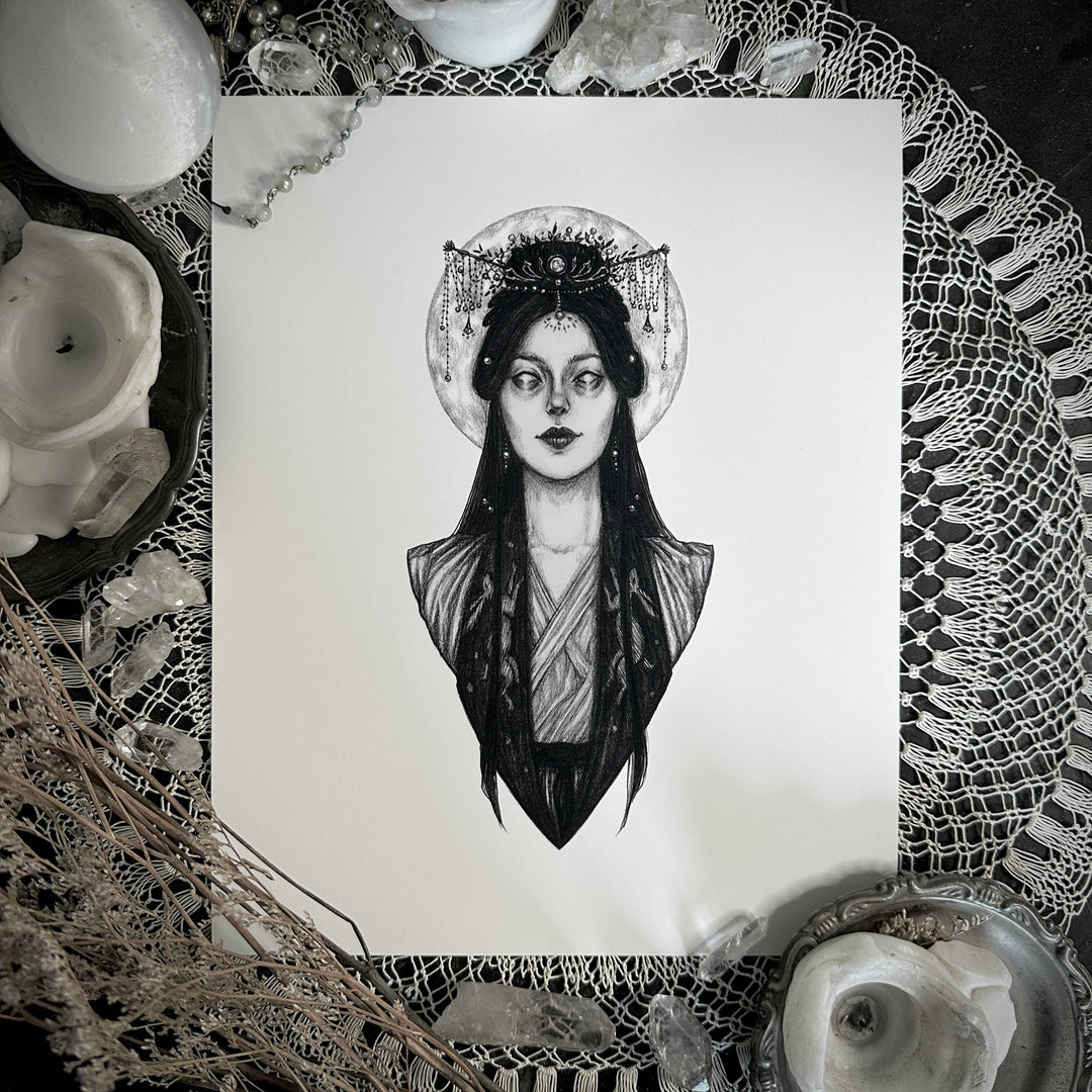Chang'e - Chinese Goddess of the Moon Print