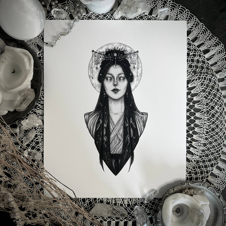 Chang'e - Chinese Goddess of the Moon Print