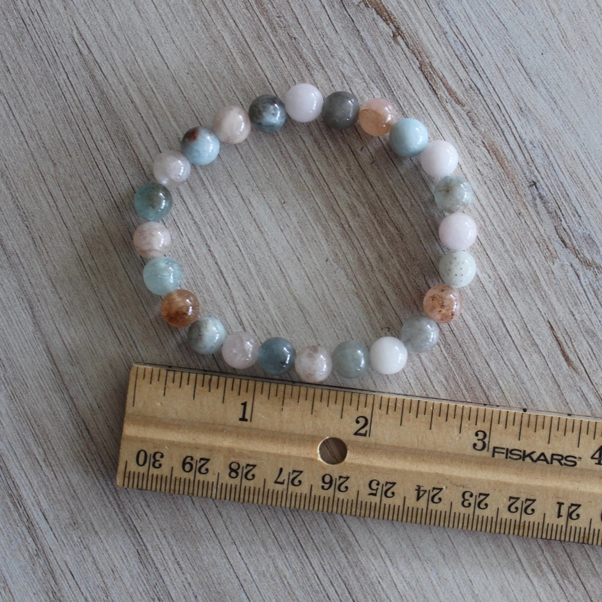 Morganite & Aquamarine - Crystal Bracelet