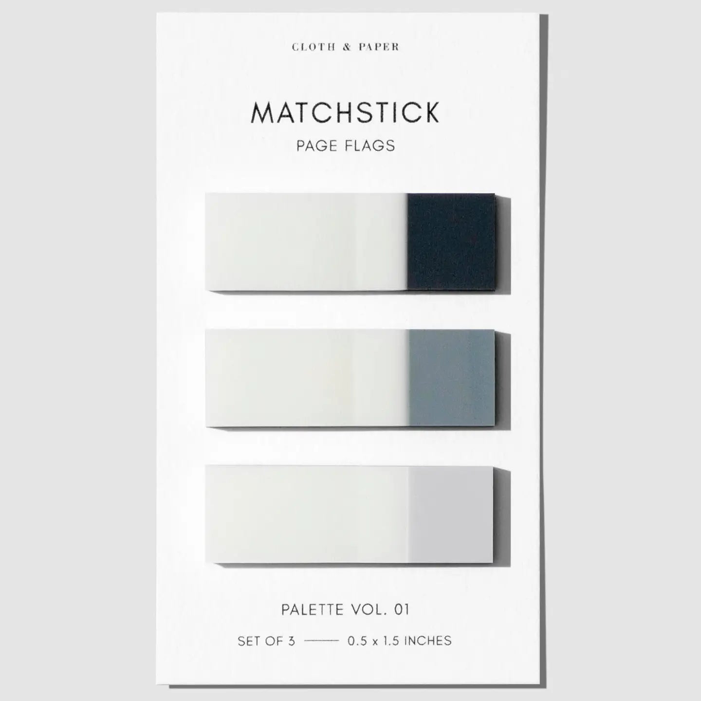 Matchstick Page Flags - 7 Styles