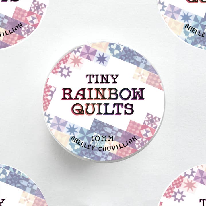 Skinny Rainbow Quilt Washi Tape