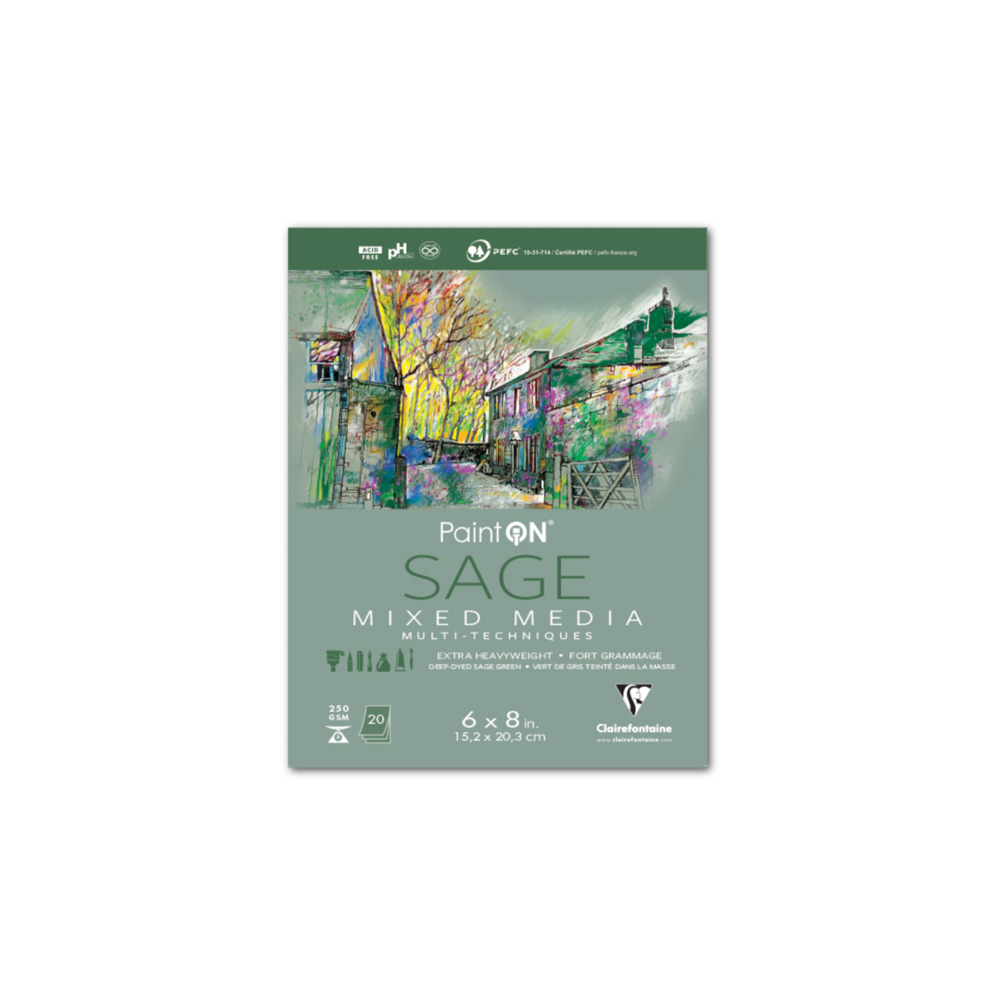 Mixed Media Pads - 6 Colors