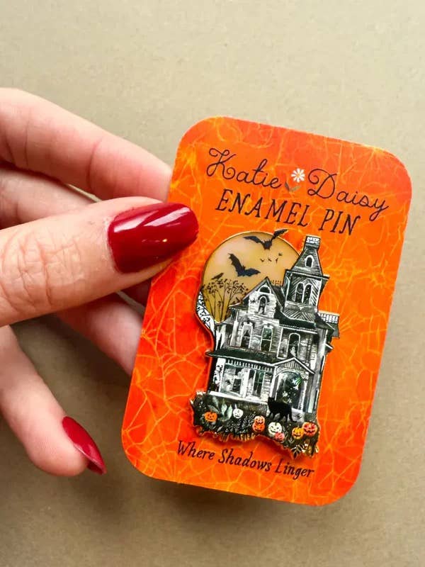 Haunted House Pin