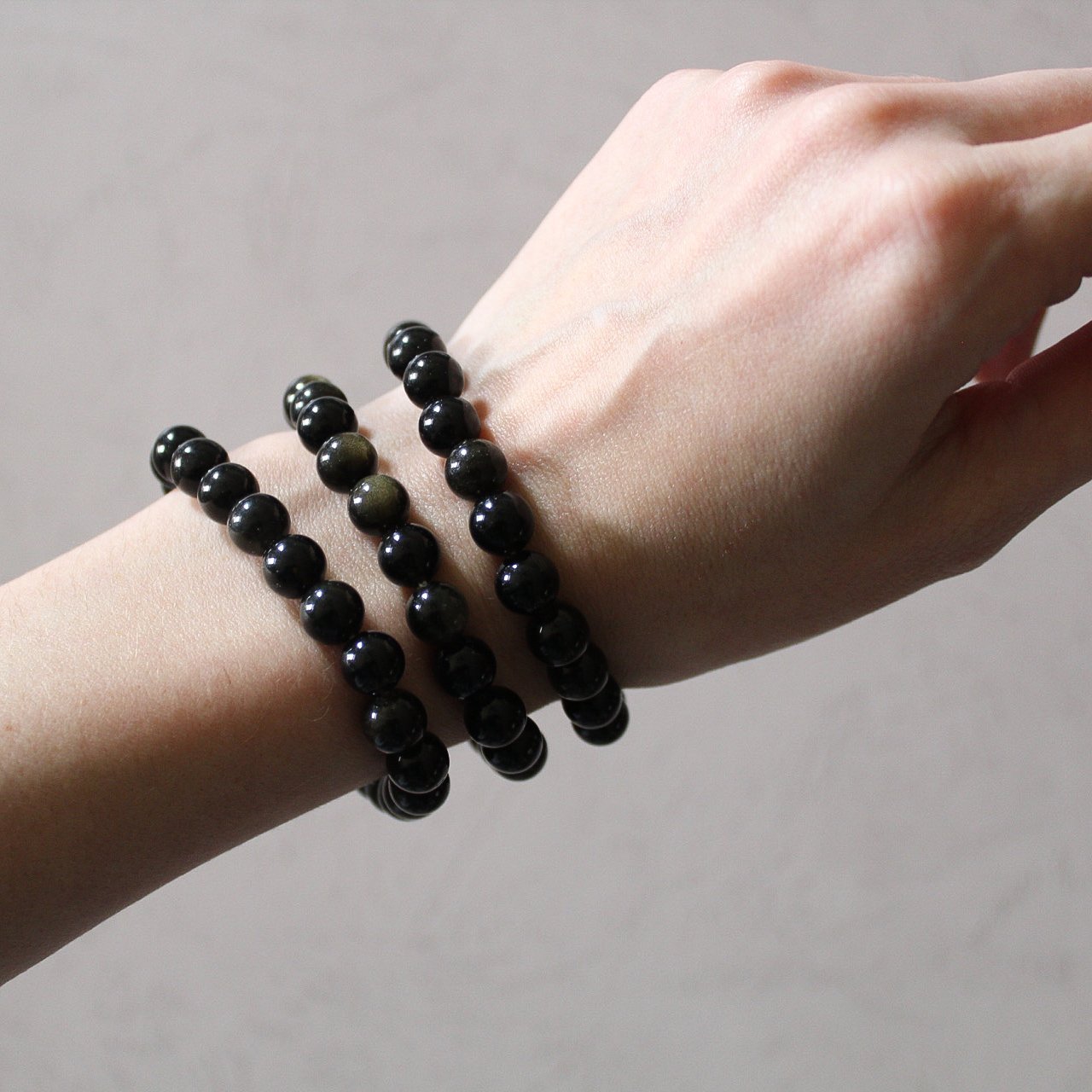 Gold Sheen Obsidian - Crystal Bracelet
