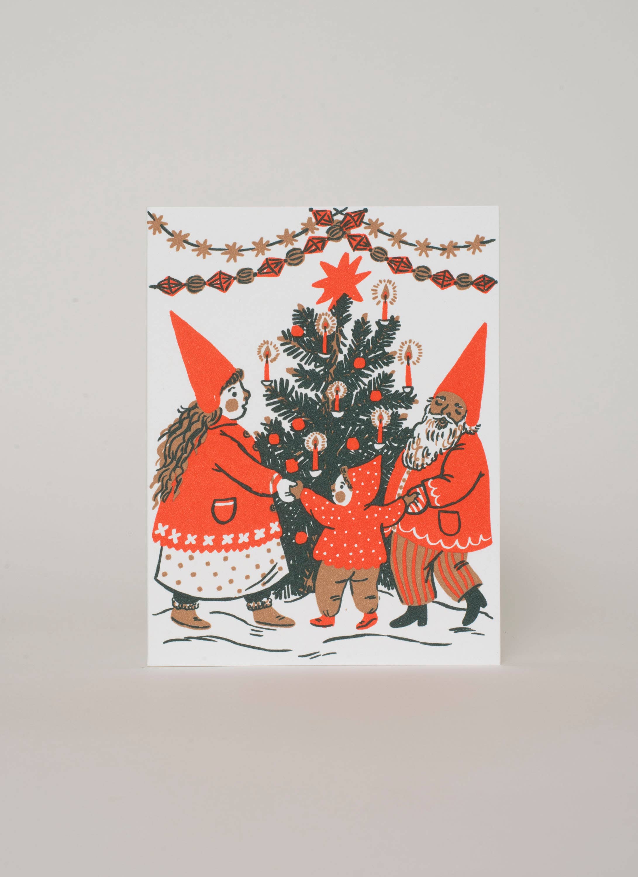 Christmas Gathering Letterpress Card