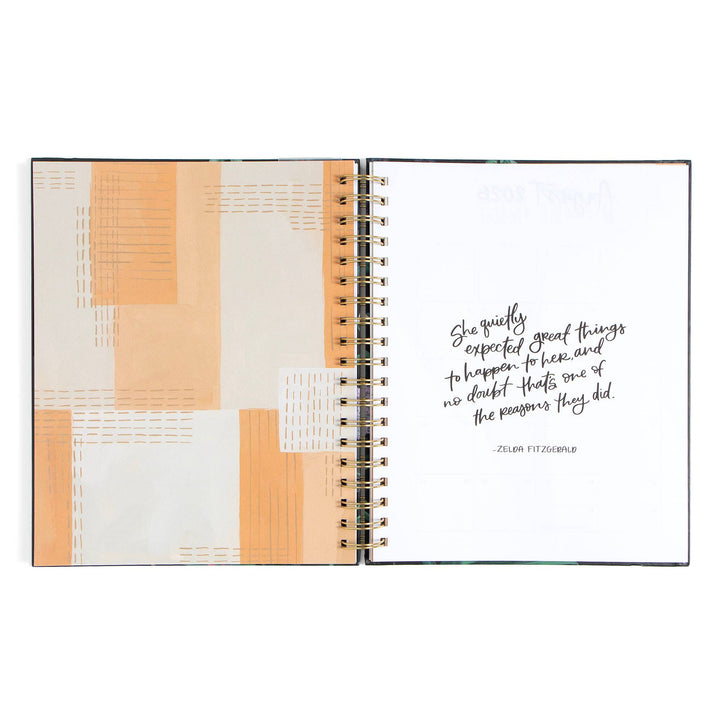 Dark Riverbend Floral Planner: 2026 Calendar Year