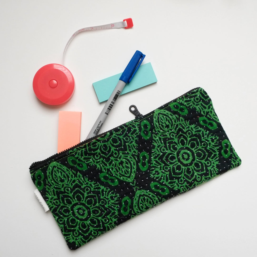 Kantha Pencil Pouch