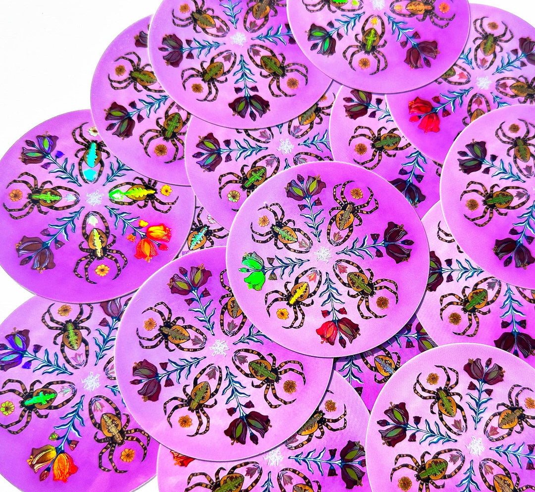 Holographic Creativity Spider Sigil Sticker