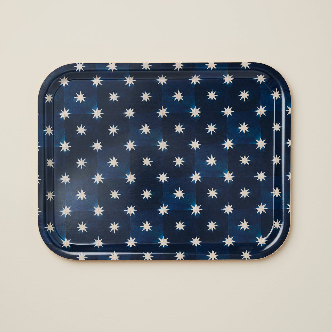 Navy Celestial Star Medium Tray
