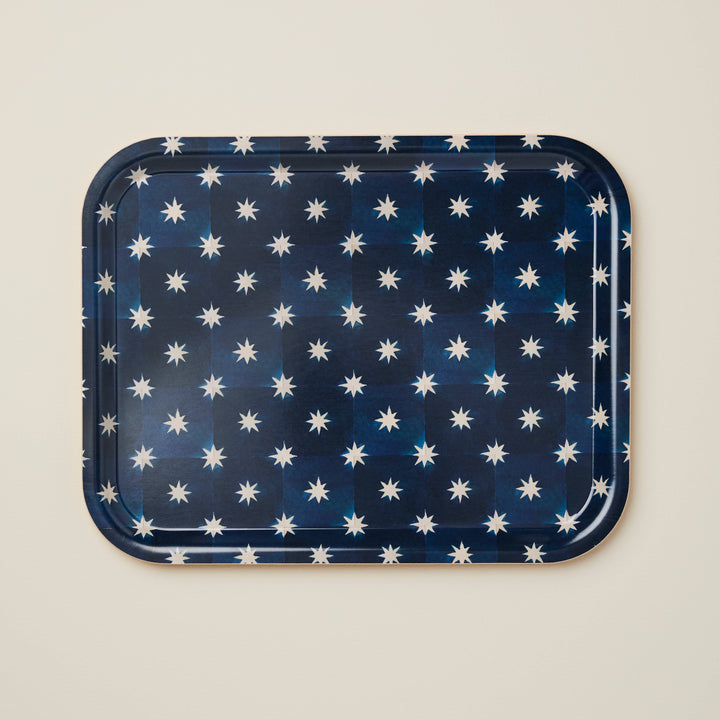 Navy Celestial Star Medium Tray