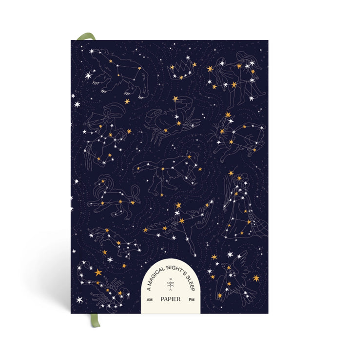 Papier Zodiac Foiled Guided Sleep Journal