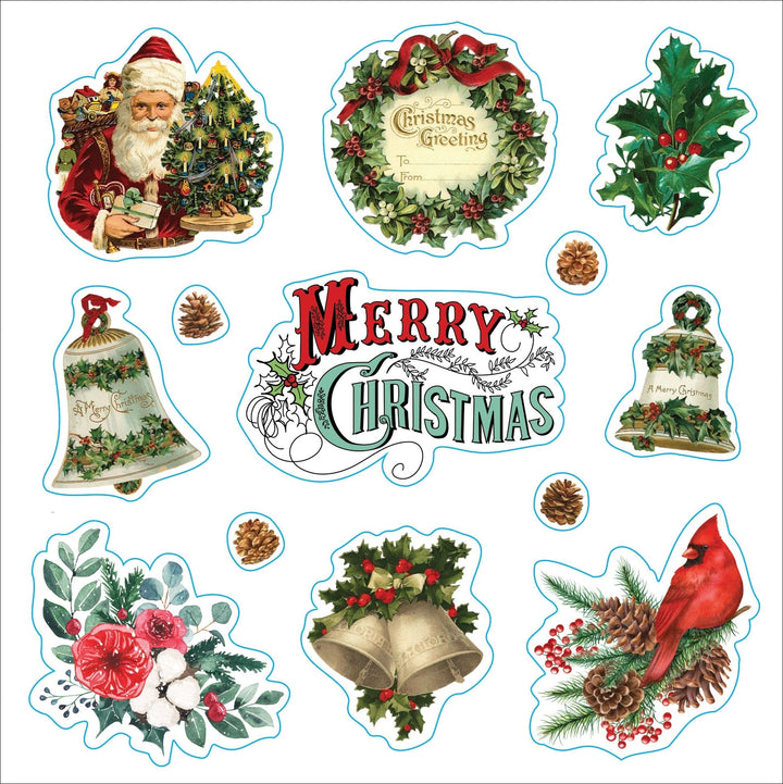 Merry & Bright Christmas Festive Sticker Book
