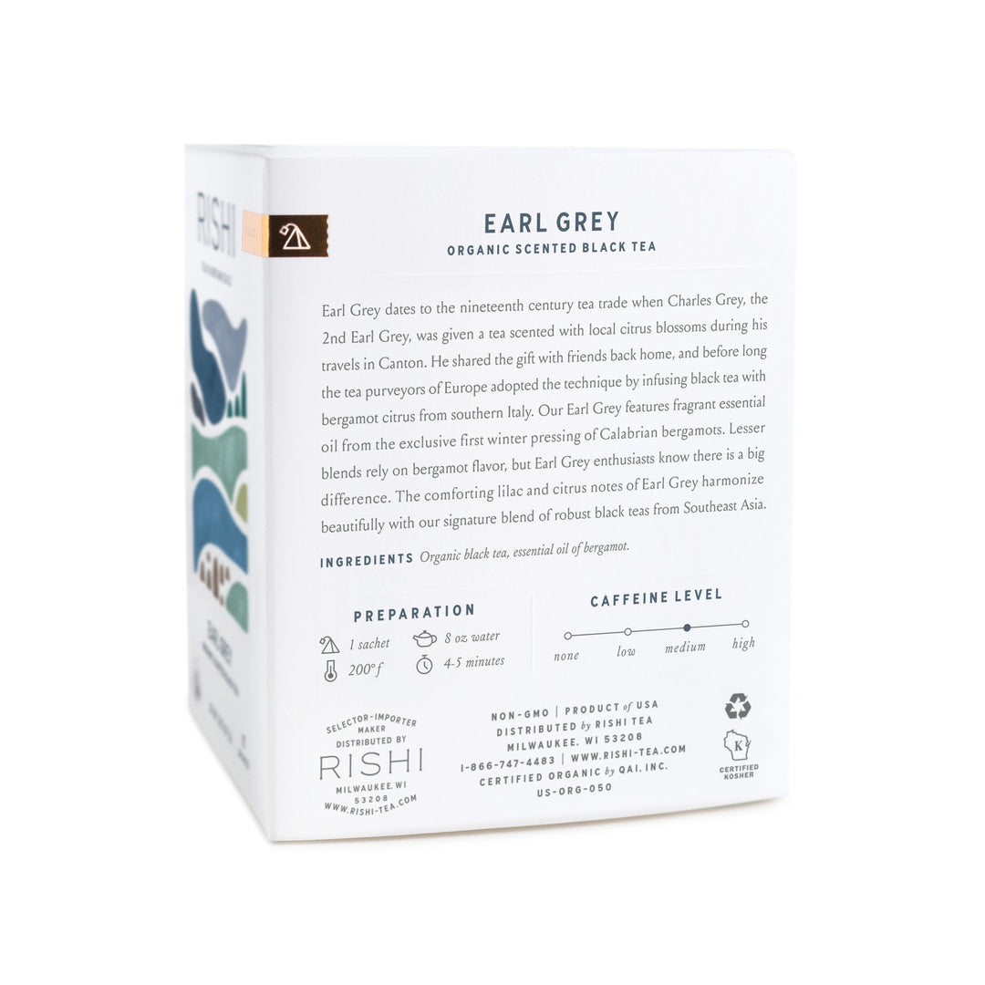 Earl Grey Organic Tea Box - 15 Pack