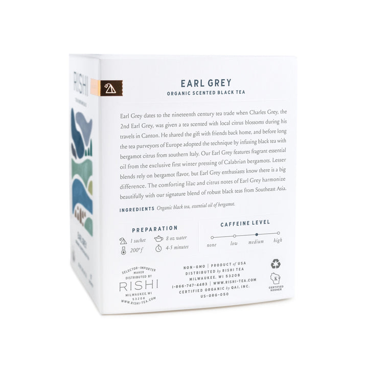 Earl Grey Organic Tea Box - 15 Pack
