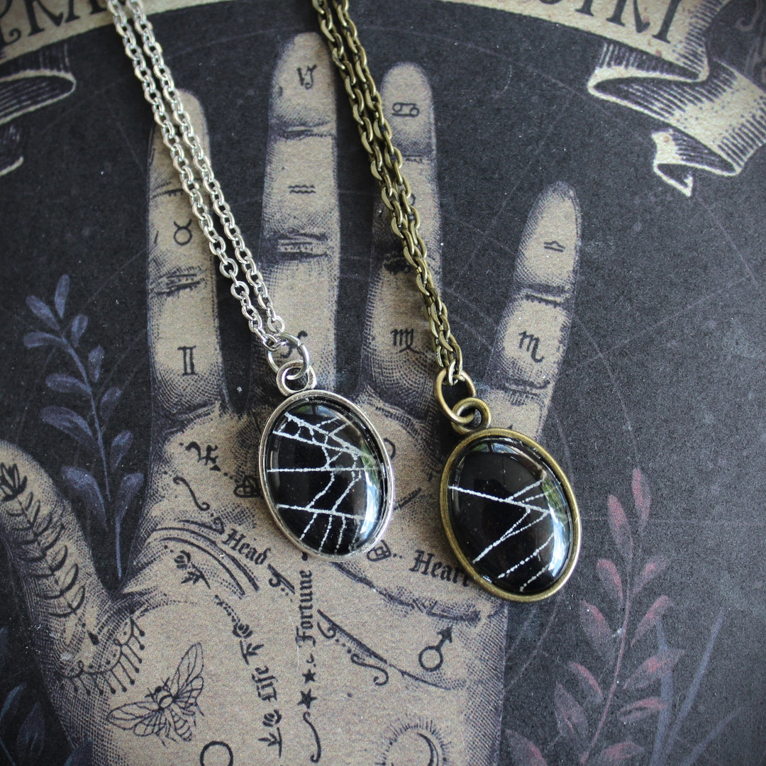 Mini Authentic Spider Web Necklace