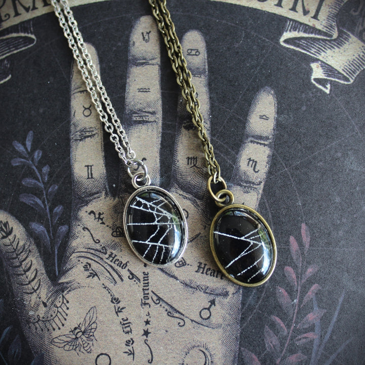 Mini Authentic Spider Web Necklace