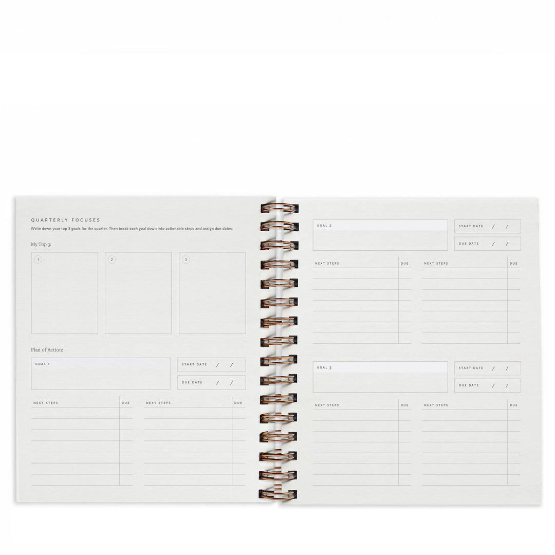 Quarterly Overview Undated Planner