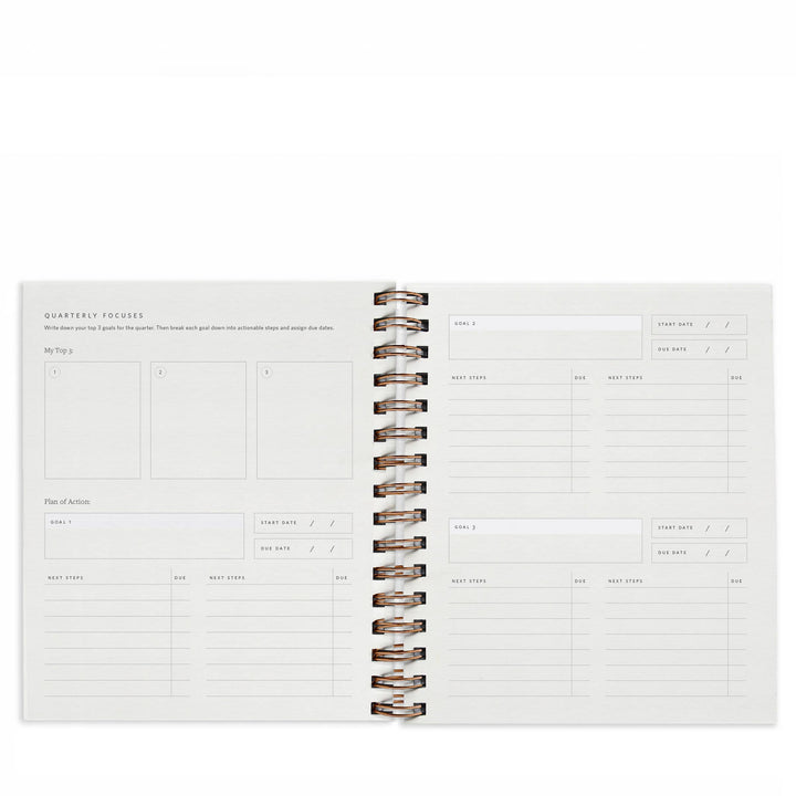 Quarterly Overview Undated Planner