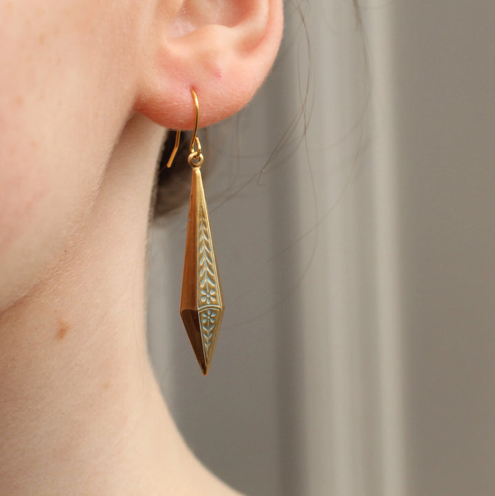 Floral Filigree Drop Earrings