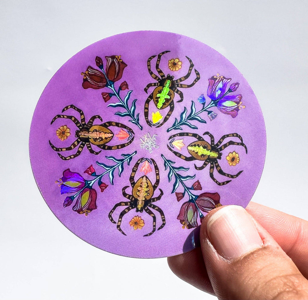 Holographic Creativity Spider Sigil Sticker