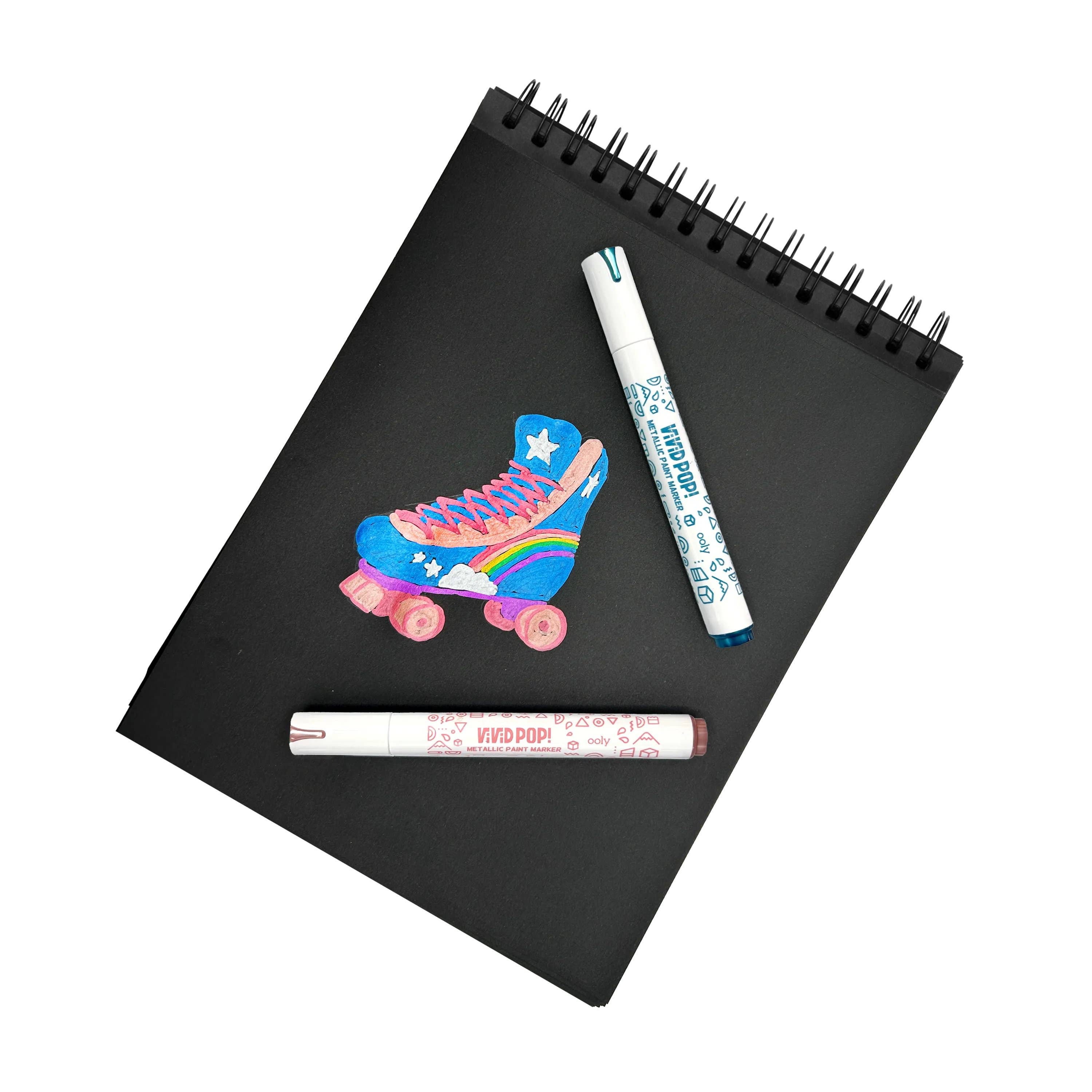 Vivid Pop Paint Markers - Metallic Set of 8