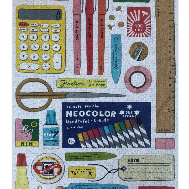 Stationery Supplies 1000 Piece Puzzle
