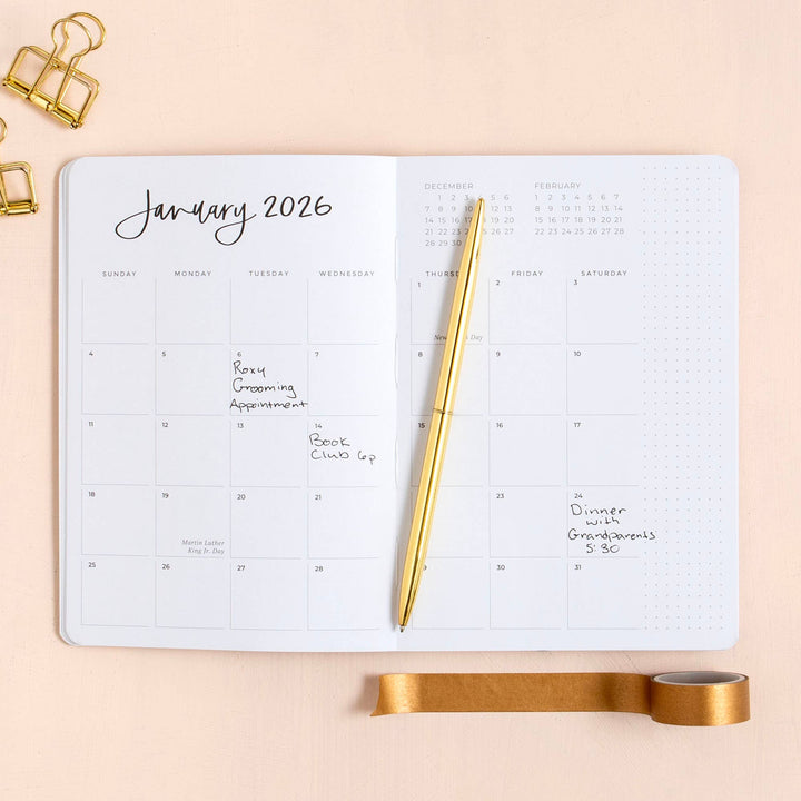 2026 Augustine Floral Petite Planner