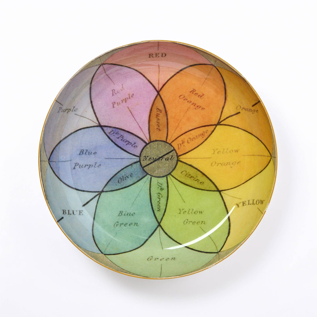 Chroma - Mini Round Enamel Tray