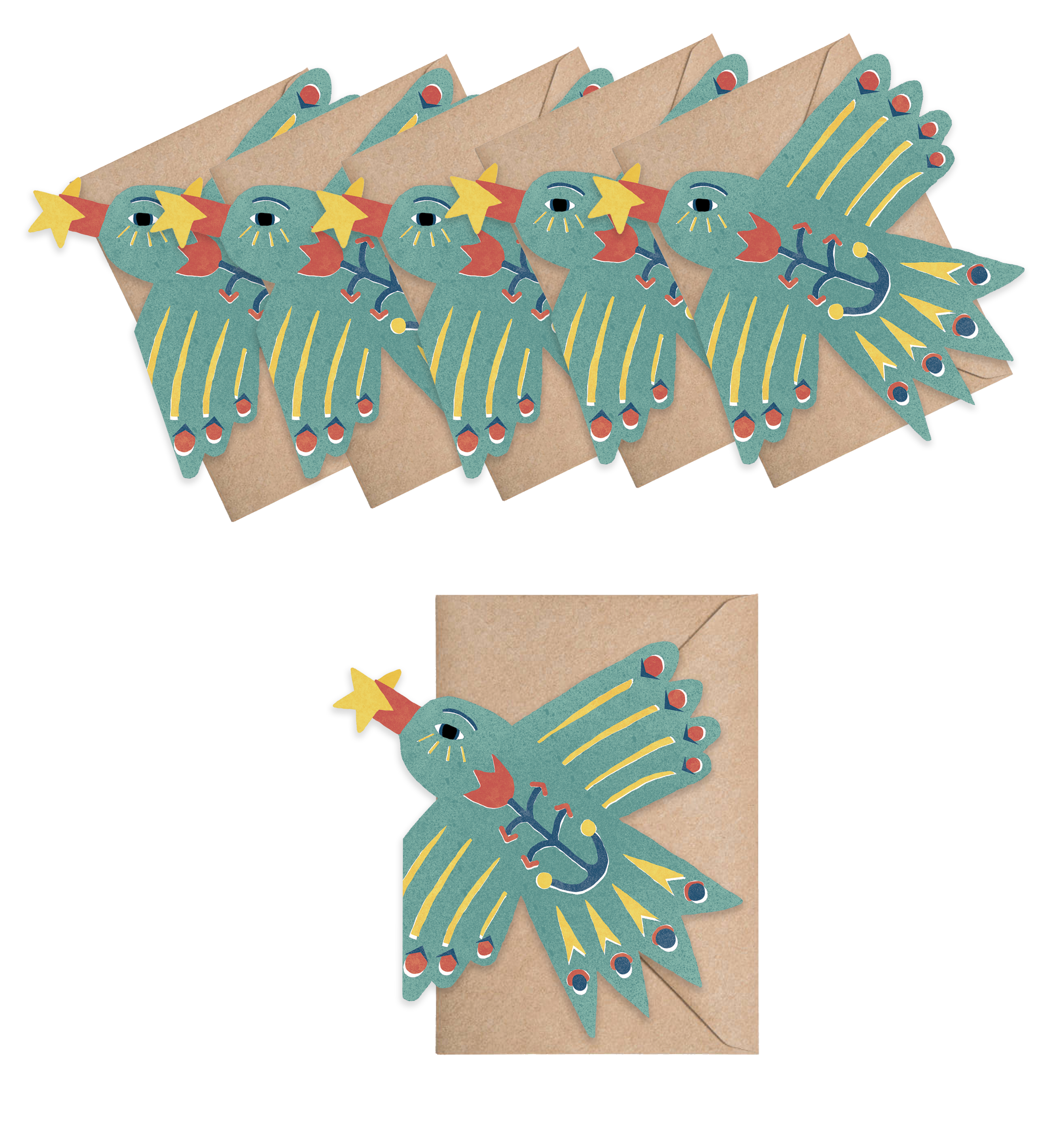 Messenger Bird Mini Card Box