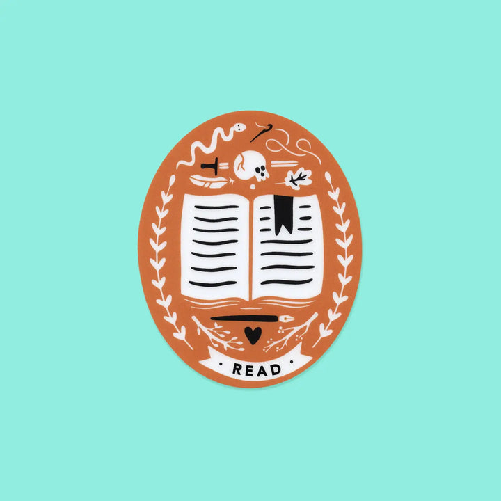 Dead Poet's Sticker - Orange