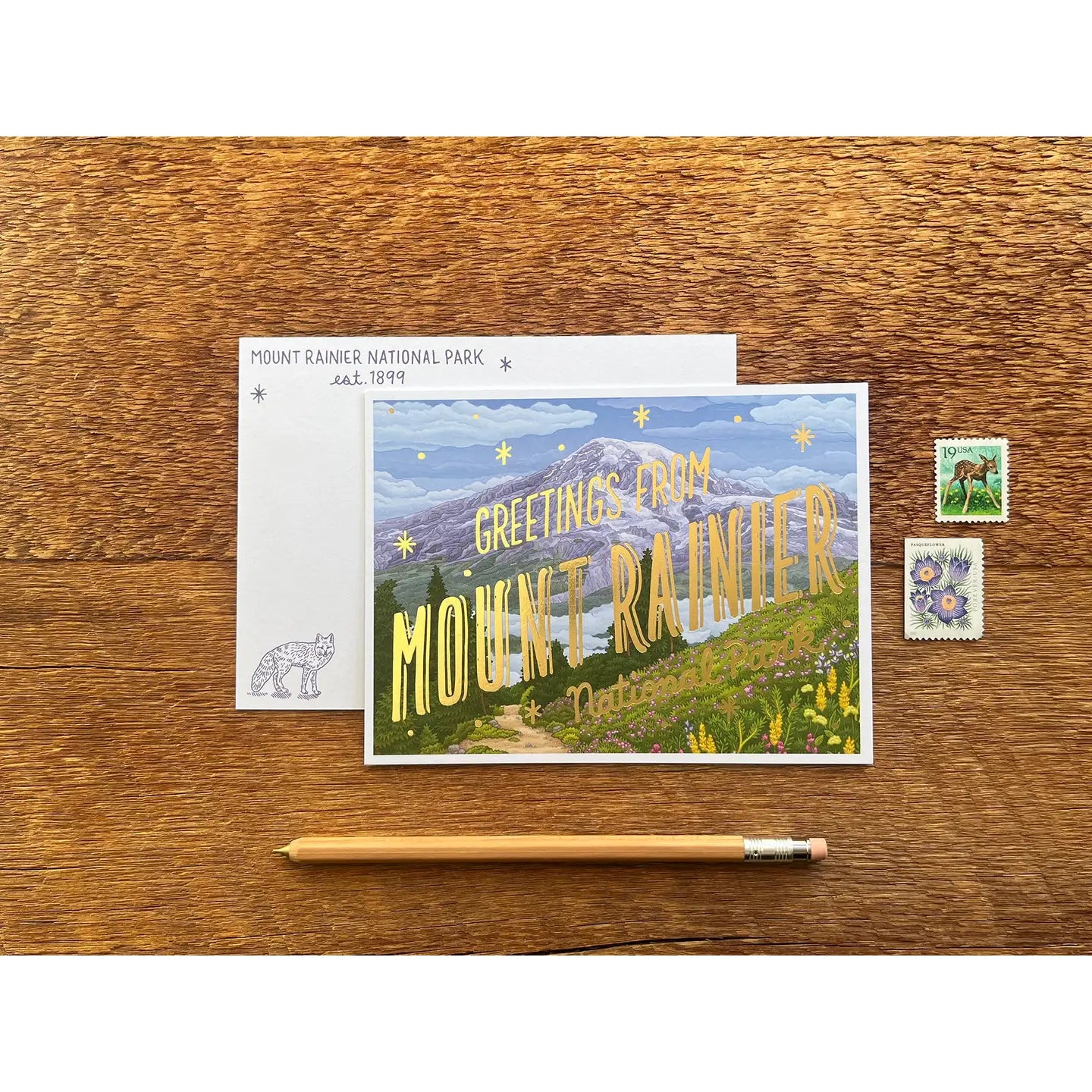 National Parks Foiled Postcards - 15 Parks
