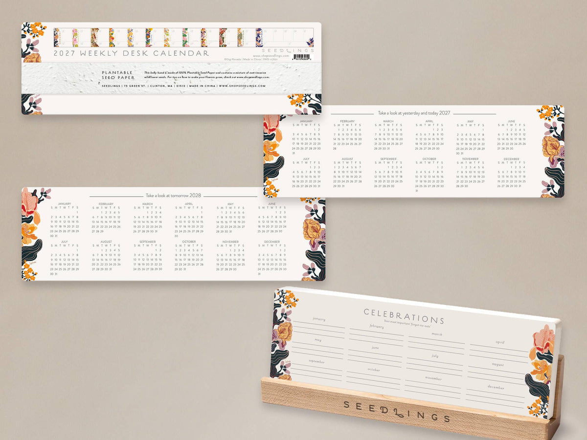 2027 Soft Days Ahead Weekly Desk Planner