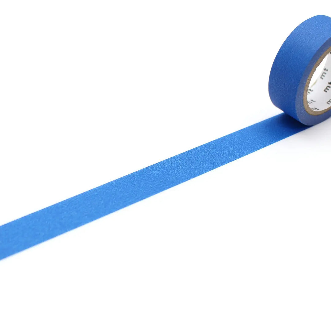 Matte Cerulean Blue Washi Tape