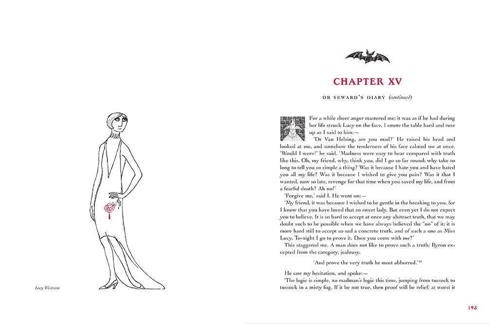 Dracula - Bat Painted Edges x Edward Gorey Cover Edition