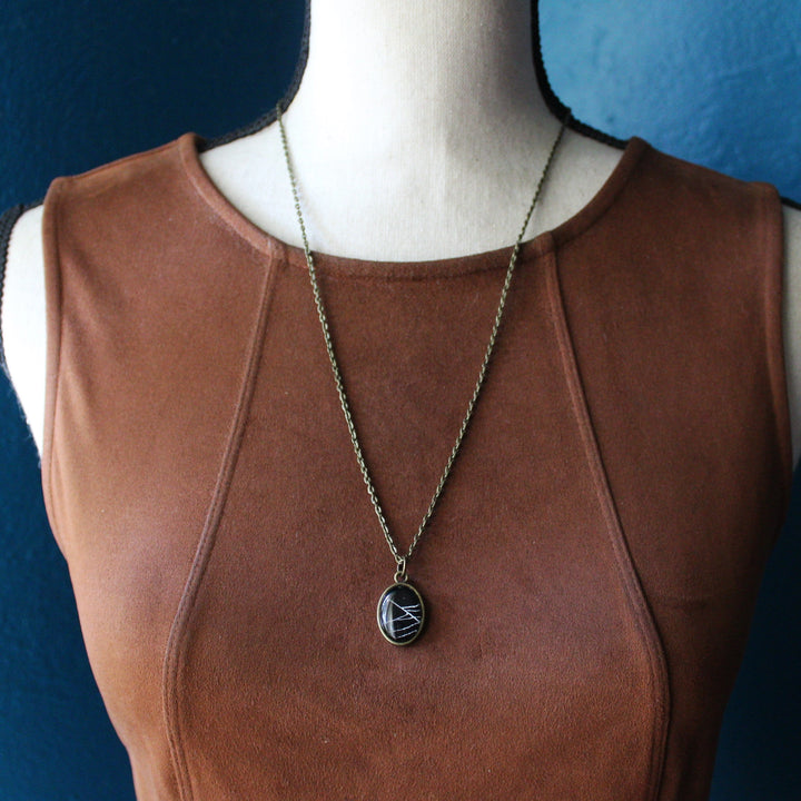Mini Authentic Spider Web Necklace