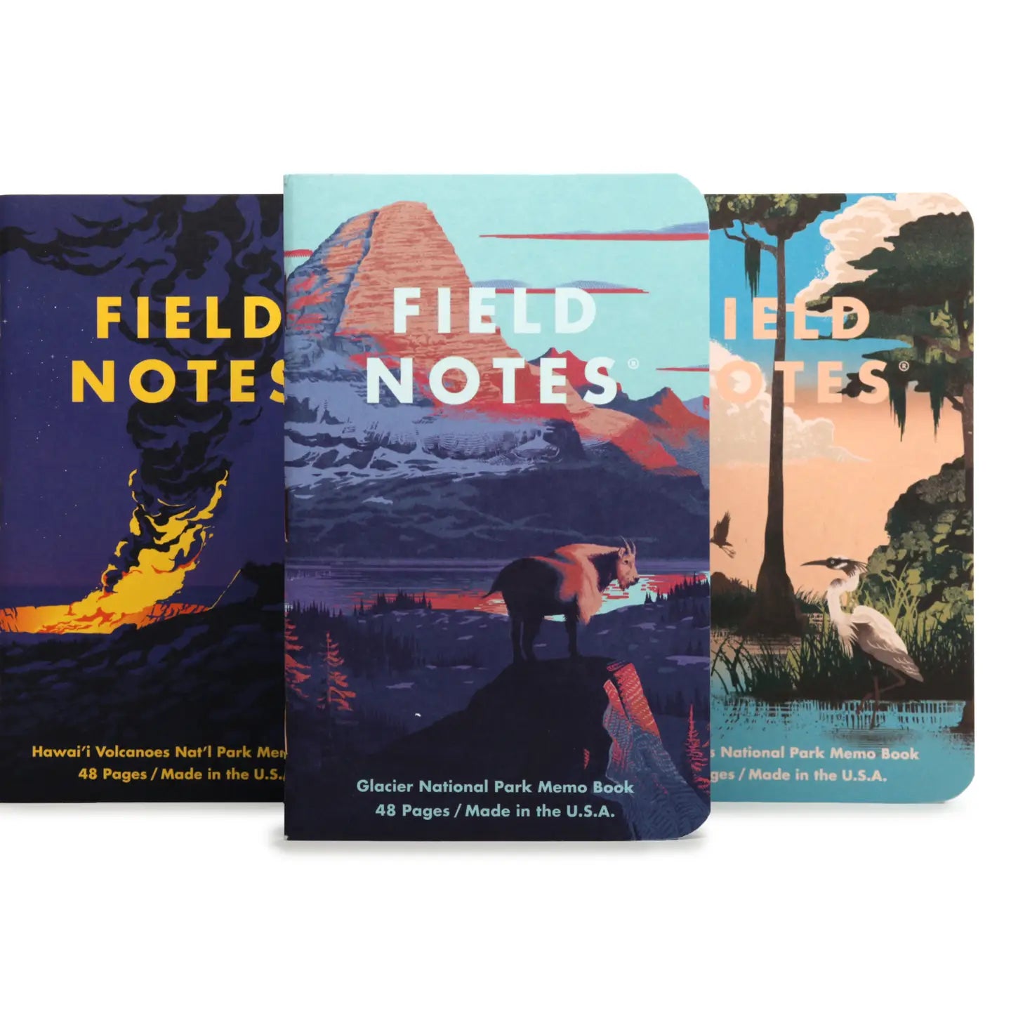 National Parks Pocket Notebook Pack - 6 Options