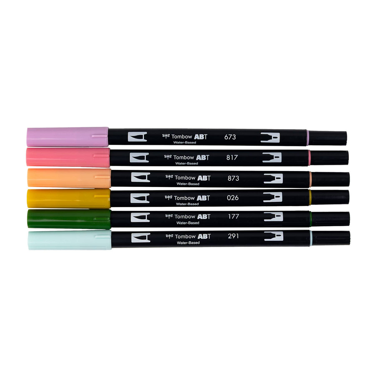Tombow Dual Brush Pens - Teatime 6 Pack