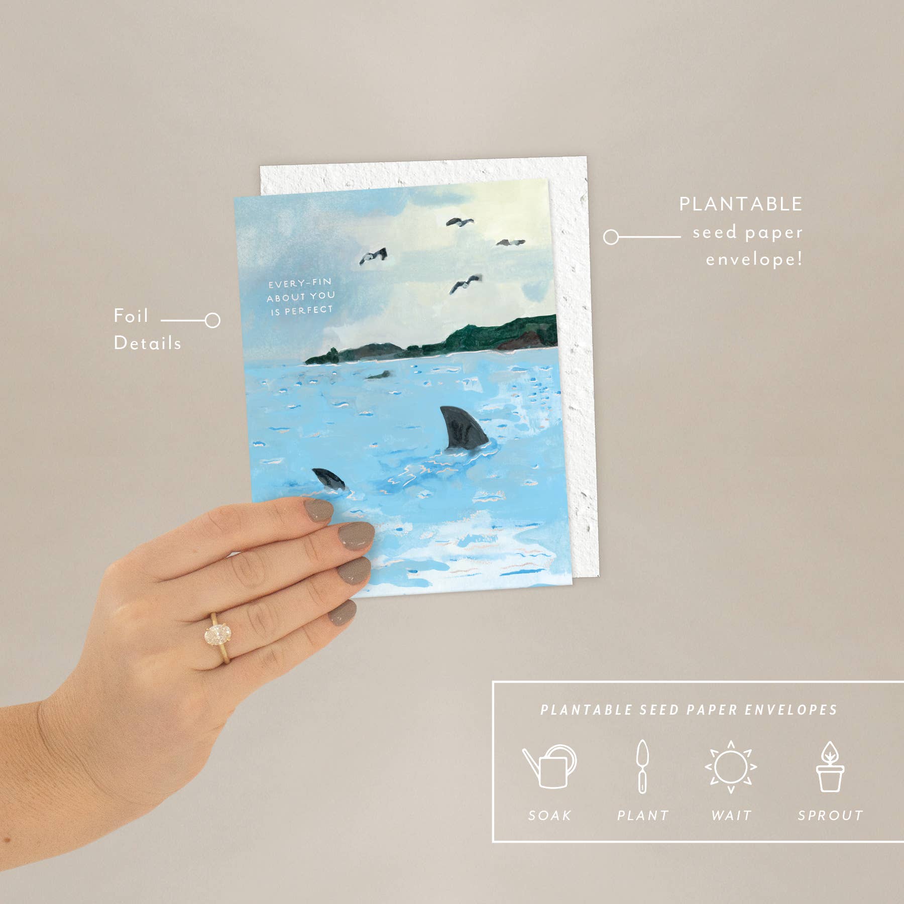 Fin Friendship Card