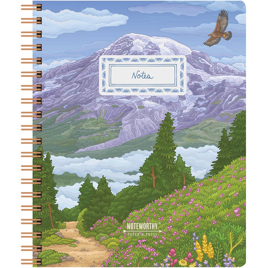 Mountain Wildflowers Spiral Notebook