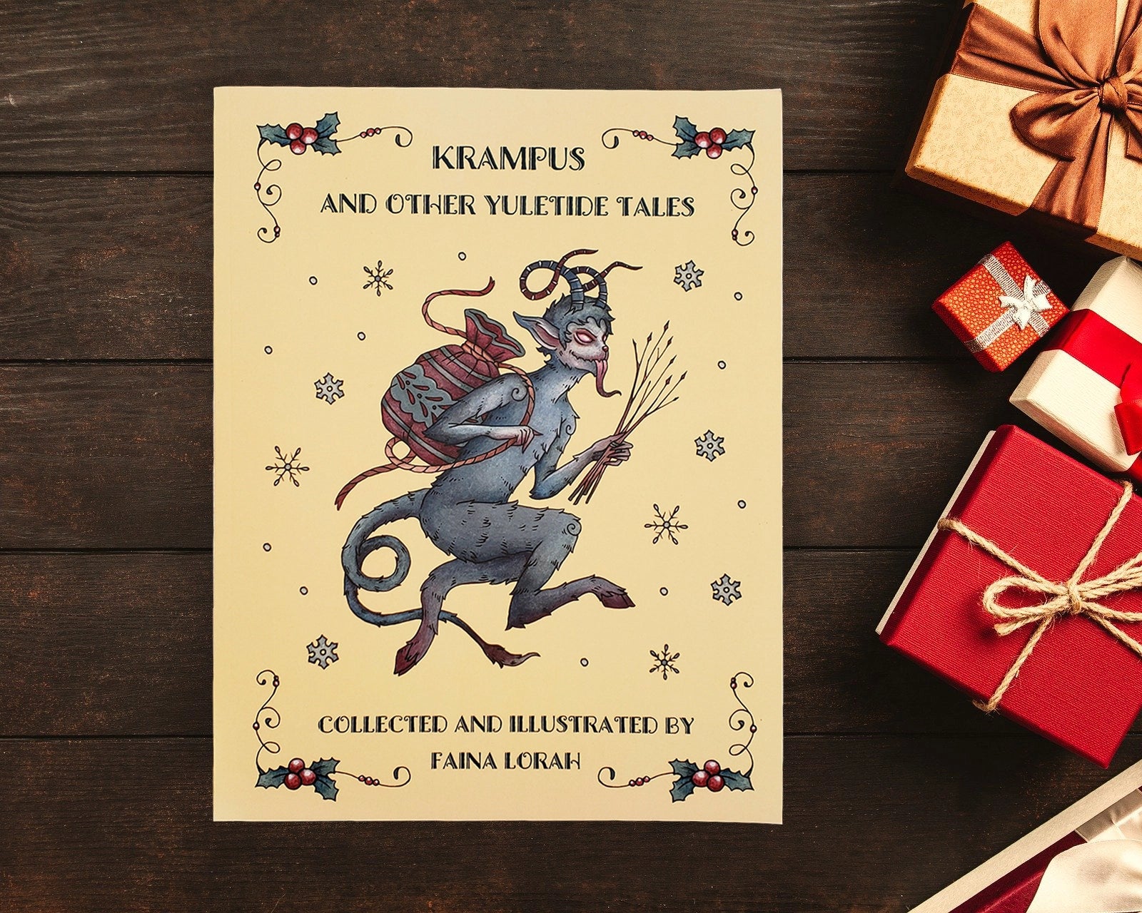 Krampus and Other Yuletide Tales Hardcover Book