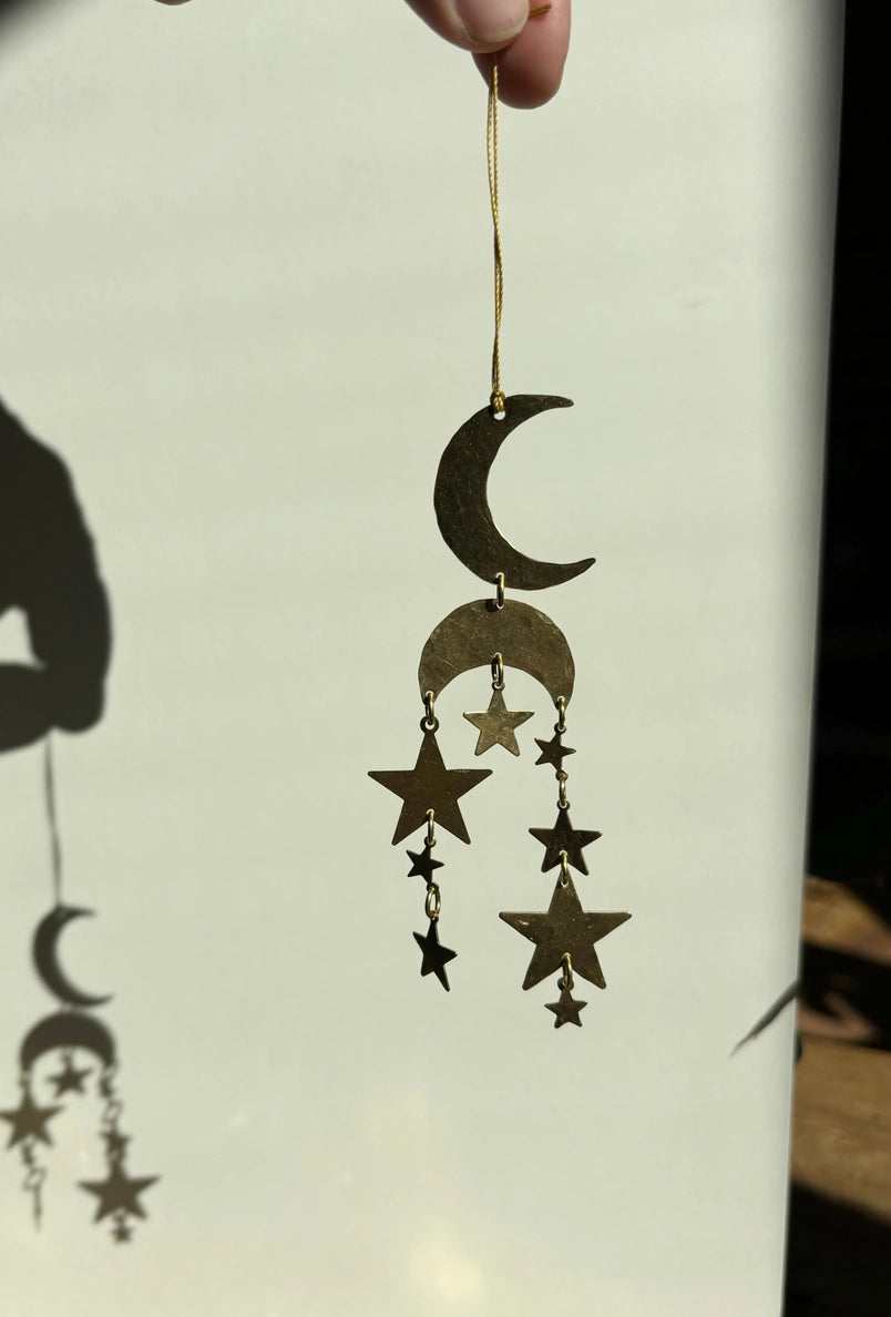 Oh My Stars Brass Ornament