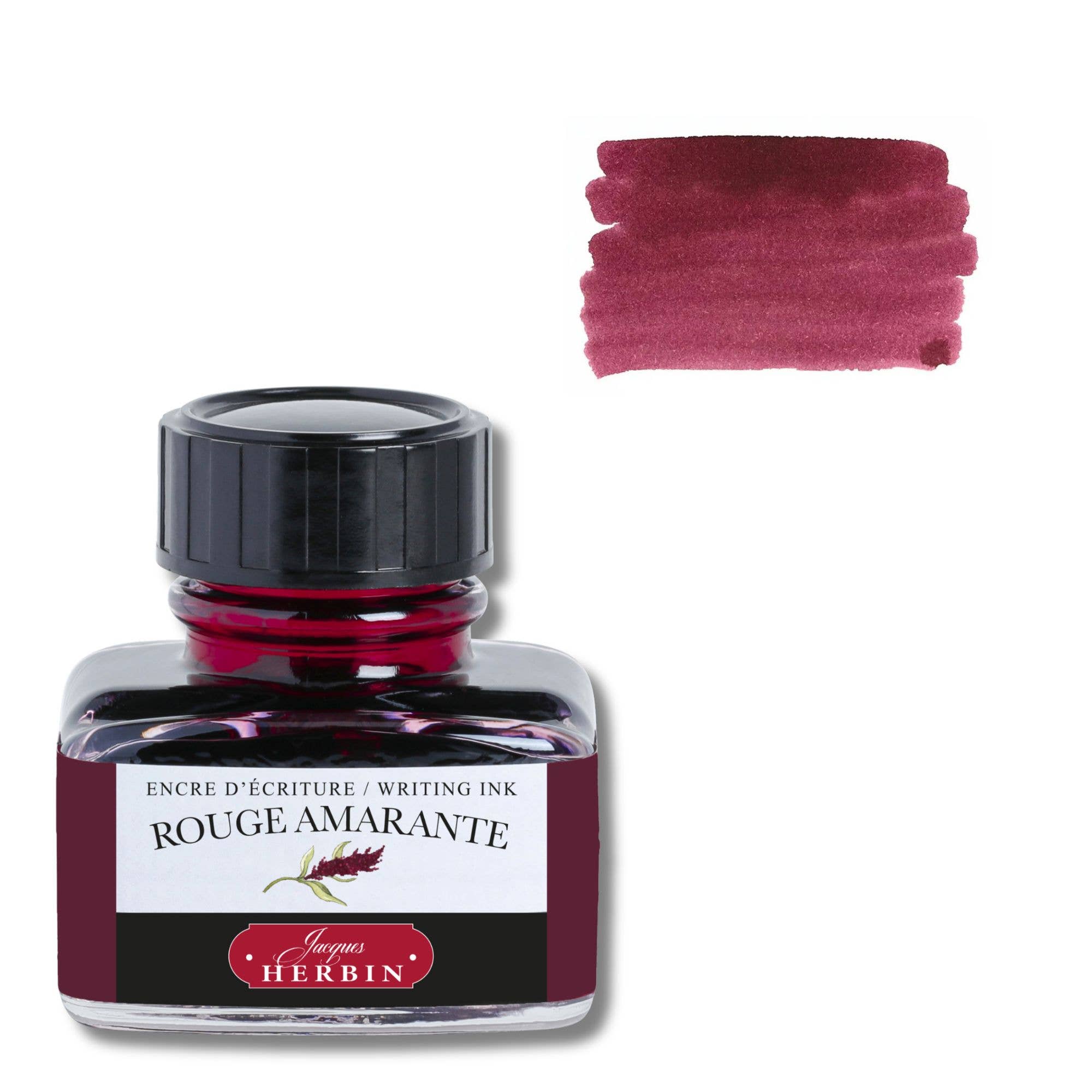 Herbin Fountain Pen Ink 30ml Bottle - Rouge Amarante